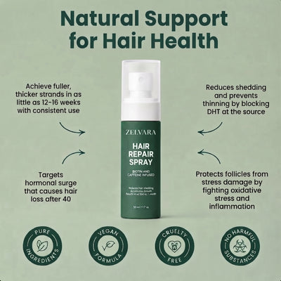 Zelvara™ Advanced Follicle Repair Spray — Target Thinning & Boost Volume at the Root