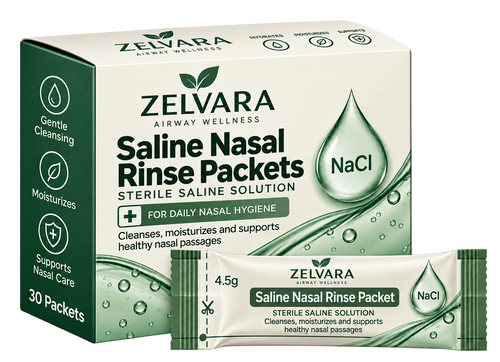 Zelvara AirWay™ Nasal Rinse Packets
